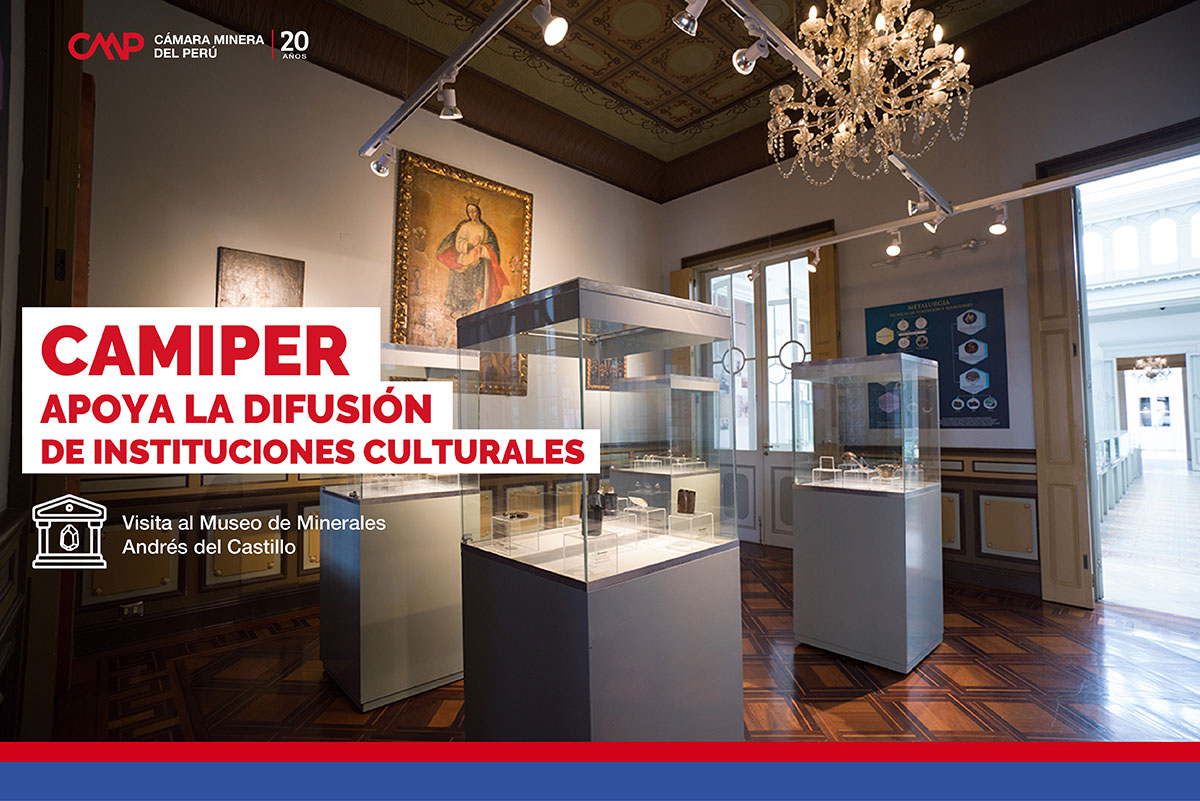 Camiper apoya la difusión de instituciones culturales: Visita al Museo de Minerales