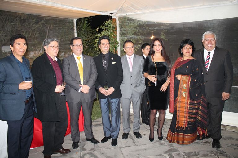 Homenaje a Luis Iberico previo a su viaje como embajador de Perú en Italia
